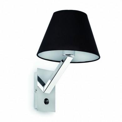 Applique Moma 1x60W E27 Chrome Noir FARO 68505