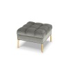Pouf velours Karoo Gris Clair Pieds Métal Doré BOUTICA DESIGN MIC_POUF_51_F1_KAROO9
