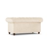 Canapé velours Lapis Beige Clair 2 Places BOUTICA DESIGN MIC_2S_103_F1_LAPIS1