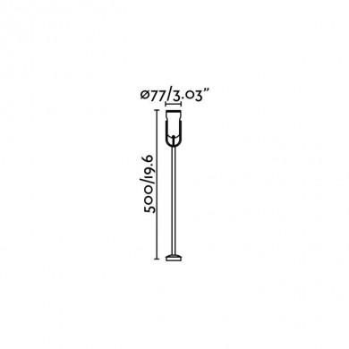 Projecteur Slot-2 Noir 1x14W COB LED  FARO 70036