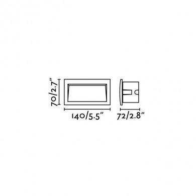 Encastré SEDNA Led 3W GRIS Foncé FARO 70147