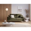 Canapé velours Larnite Vert Pieds Métal Chromé Noir 2 Places BOUTICA DESIGN MIC_2S_51_B2_LARNITE4