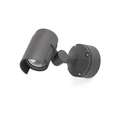 Projecteur Foc Gris COB LED 15W 3000K 800lm IP65 FARO 70156