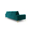 Canapé velours Larnite Turquoise Pieds Métal Doré 3 Places BOUTICA DESIGN MIC_3S_51_B1_LARNITE6