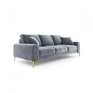 Canapé velours Larnite Bleu Clair Pieds Métal Doré 3 Places BOUTICA DESIGN MIC_3S_51_B1_LARNITE7