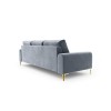 Canapé velours Larnite Bleu Clair Pieds Métal Doré 3 Places BOUTICA DESIGN MIC_3S_51_B1_LARNITE7