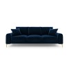 Canapé velours Larnite Bleu Roi Pieds Métal Doré 3 Places BOUTICA DESIGN MIC_3S_51_B1_LARNITE8