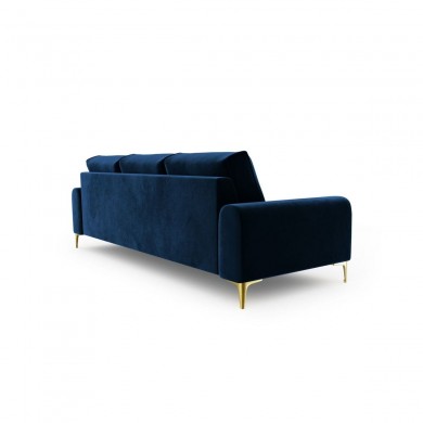 Canapé velours Larnite Bleu Roi Pieds Métal Doré 3 Places BOUTICA DESIGN MIC_3S_51_B1_LARNITE8