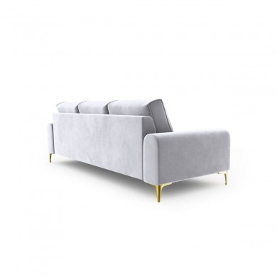 Canapé velours Larnite Argent Pieds Métal Doré 3 Places BOUTICA DESIGN MIC_3S_51_B1_LARNITE9