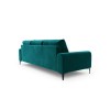 Canapé velours Larnite Turquoise Pieds Métal Chromé Noir 3 Places BOUTICA DESIGN MIC_3S_51_B2_LARNITE6