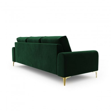 Canapé velours Larnite Vert Bouteille Pieds Métal Doré 4 Places BOUTICA DESIGN MIC_4S_51_B1_LARNITE5