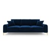 Canapé velours Larnite Bleu Roi Pieds Métal Doré 4 Places BOUTICA DESIGN MIC_4S_51_B1_LARNITE8