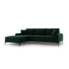 Canapé d'angle gauche Larnite Vert Bouteille Pieds Métal Chromé Noir BOUTICA DESIGN MIC_LC_51_B2_LARNITE5