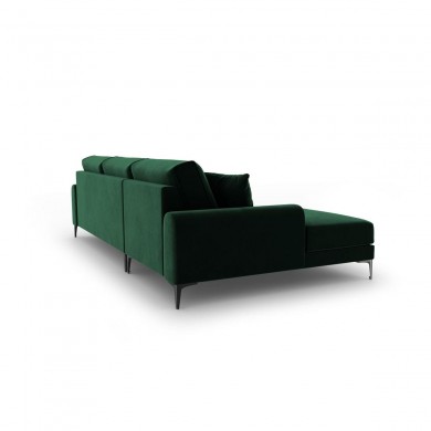 Canapé d'angle gauche Larnite Vert Bouteille Pieds Métal Chromé Noir BOUTICA DESIGN MIC_LC_51_B2_LARNITE5