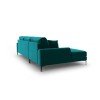 Canapé d'angle gauche Larnite Turquoise Pieds Métal Chromé Noir BOUTICA DESIGN MIC_LC_51_B2_LARNITE6