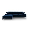Canapé d'angle gauche Larnite Bleu Roi Pieds Métal Chromé Noir BOUTICA DESIGN MIC_LC_51_B2_LARNITE8