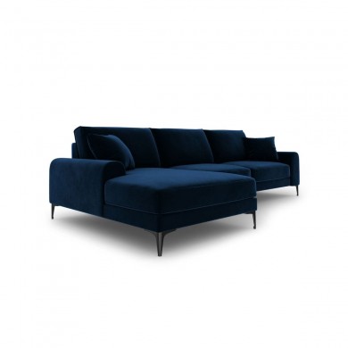 Canapé d'angle gauche Larnite Bleu Roi Pieds Métal Chromé Noir BOUTICA DESIGN MIC_LC_51_B2_LARNITE8