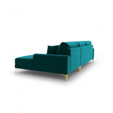 Canapé d'angle droit Larnite Turquoise Pieds Métal Doré BOUTICA DESIGN MIC_RC_51_B1_LARNITE6
