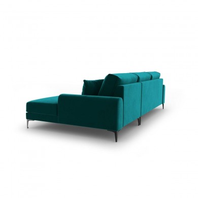 Canapé d'angle droit Larnite Turquoise Pieds Métal Chromé Noir BOUTICA DESIGN MIC_RC_51_B2_LARNITE6