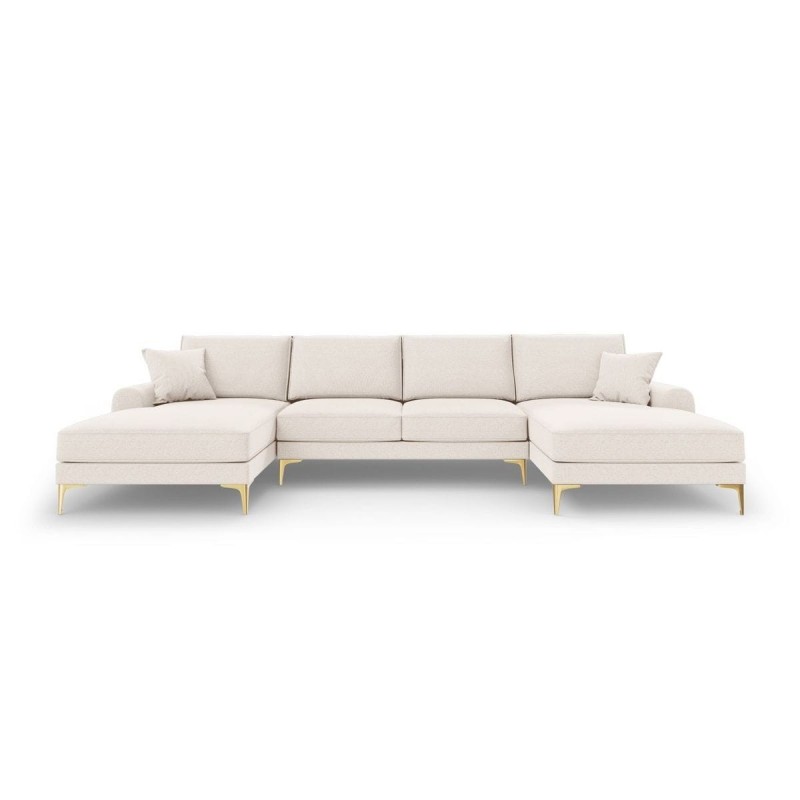 Canapé panoramique Larnite Beige Clair BOUTICA DESIGN MIC_U_52_B1_LARNITE1