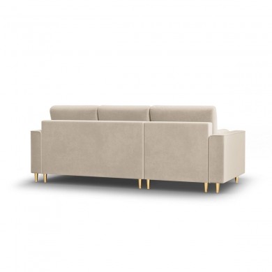 Canapé convertible avec coffre Leona Beige Pieds Métal Doré 4 Places BOUTICA DESIGN MIC_CORF_2_A1_LEONA1