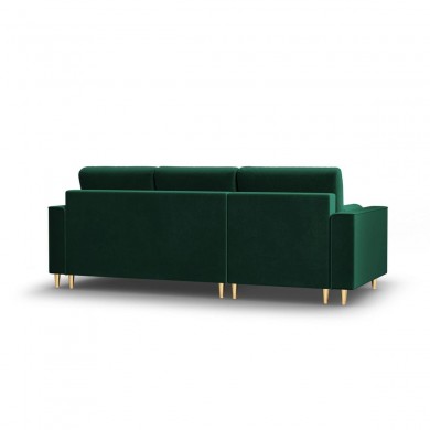 Canapé convertible avec coffre Leona Vert Bouteille Pieds Métal Doré 4 Places BOUTICA DESIGN MIC_CORF_2_A1_LEONA8