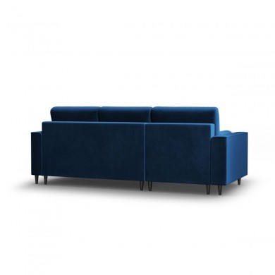 Canapé convertible avec coffre Leona Bleu Roi Pieds Métal Chromé Noir 4 Places BOUTICA DESIGN MIC_CORF_2_A3_LEONA6