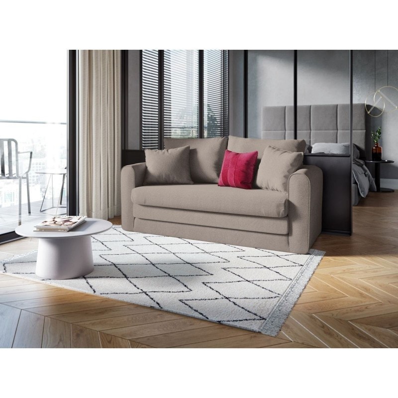 Canapé convertible tissu Lido Beige BOUTICA DESIGN MIC_2SF_20_F1_LIDO5