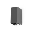 Applique Murale Extérieur Led Gris Fonce 2X3W Blind 