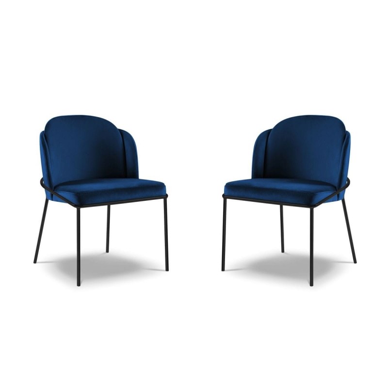 Chaise (lot x2) Limmen Bleu Roi BOUTICA DESIGN MIC_CHSET2_2_F2_LIMMEN2