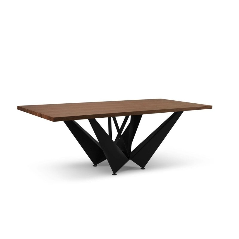 Table Lottie Placage en Chêne Foncé 75x100x180 BOUTICA DESIGN MIC_TAB_180x100_LOTTIE2