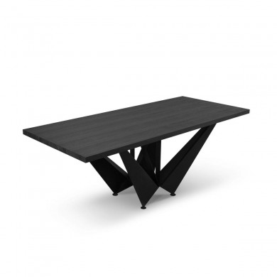 Table Lottie Placage en Chêne Noir 75x100x180 BOUTICA DESIGN MIC_TAB_180x100_LOTTIE3