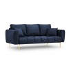 Canapé velours Malvin Bleu Roi BOUTICA DESIGN MIC_3S_58_F1_MALVIN1