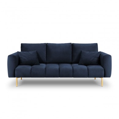 Canapé velours Malvin Bleu Roi BOUTICA DESIGN MIC_3S_58_F1_MALVIN1