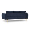 Canapé velours Malvin Bleu Roi BOUTICA DESIGN MIC_3S_58_F1_MALVIN1