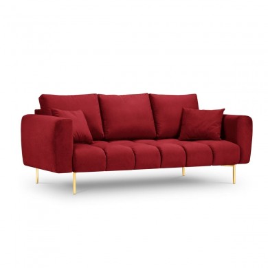 Canapé velours Malvin Rouge BOUTICA DESIGN MIC_3S_58_F1_MALVIN7