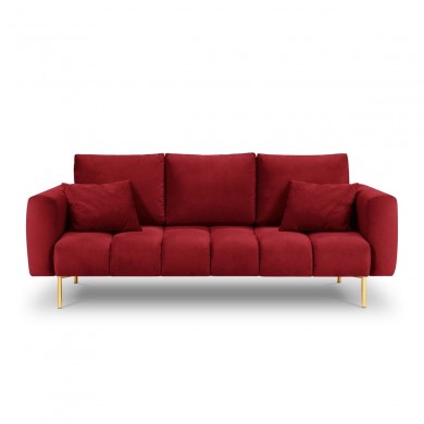 Canapé velours Malvin Rouge BOUTICA DESIGN MIC_3S_58_F1_MALVIN7