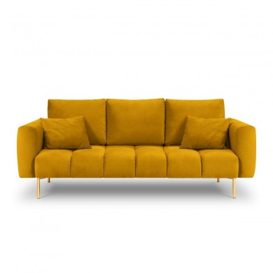 Canapé velours Malvin Jaune BOUTICA DESIGN MIC_3S_58_F1_MALVIN10