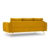 Canapé velours Malvin Jaune BOUTICA DESIGN MIC_3S_58_F1_MALVIN10