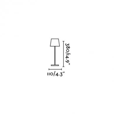 Lampe Portable Toc Noir SMD LED 2,2W USB IP54 FAR_70776 70776 Lampe Portable Toc Noir SMD LED 2,2W USB IP54 FARO 70776