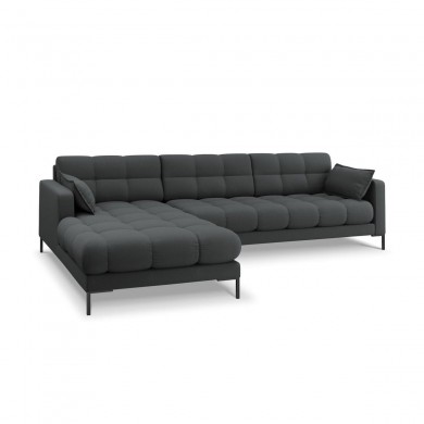 Canapé d'angle gauche tissu Mamaia Gris Foncé MIC_LC_78_F1_MAMAIA10 MIC_LC_78_F1_MAMAIA10 Canapé d'angle gauche tissu Mamaia Gris Foncé BOUTICA DESIGN MIC_LC_78_F1_MAMAIA10