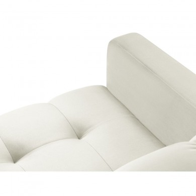 Fauteuil velours Mamaia Beige Clair Pieds Métal Doré BOUTICA DESIGN MIC_ARM_51_E1_MAMAIA1