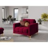 Fauteuil velours Mamaia Rouge Pieds Métal Doré BOUTICA DESIGN MIC_ARM_51_E1_MAMAIA3