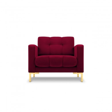 Fauteuil velours Mamaia Rouge Pieds Métal Doré BOUTICA DESIGN MIC_ARM_51_E1_MAMAIA3