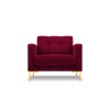 Fauteuil velours Mamaia Rouge Pieds Métal Doré BOUTICA DESIGN MIC_ARM_51_E1_MAMAIA3