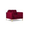 Fauteuil velours Mamaia Rouge Pieds Métal Doré BOUTICA DESIGN MIC_ARM_51_E1_MAMAIA3