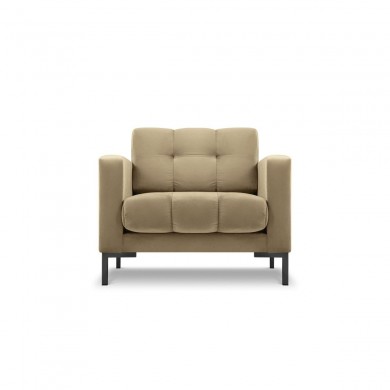 Fauteuil velours Mamaia Beige Pieds Métal Noir MIC_ARM_51_F1_MAMAIA2 MIC_ARM_51_F1_MAMAIA2 Fauteuil velours Mamaia Beige Pieds Métal Noir BOUTICA DESIGN MIC_ARM_51_F1_MAMAIA2