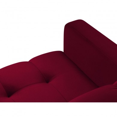 Fauteuil velours Mamaia Rouge Pieds Métal Noir BOUTICA DESIGN MIC_ARM_51_F1_MAMAIA3