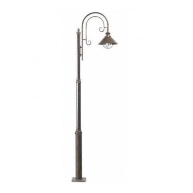 Lampadaire exterieur brun rouille 1x12 NAUTICA FARO 71116