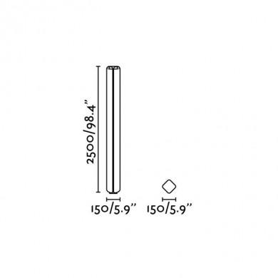 Lampadaire exterieur Exterieur Gris Bu-Oh LED 10W FARO 71209